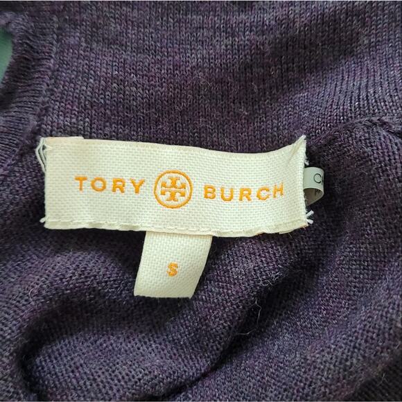 Tory Burch Abitha Combo Dress in Purple - Picture 8 of 8